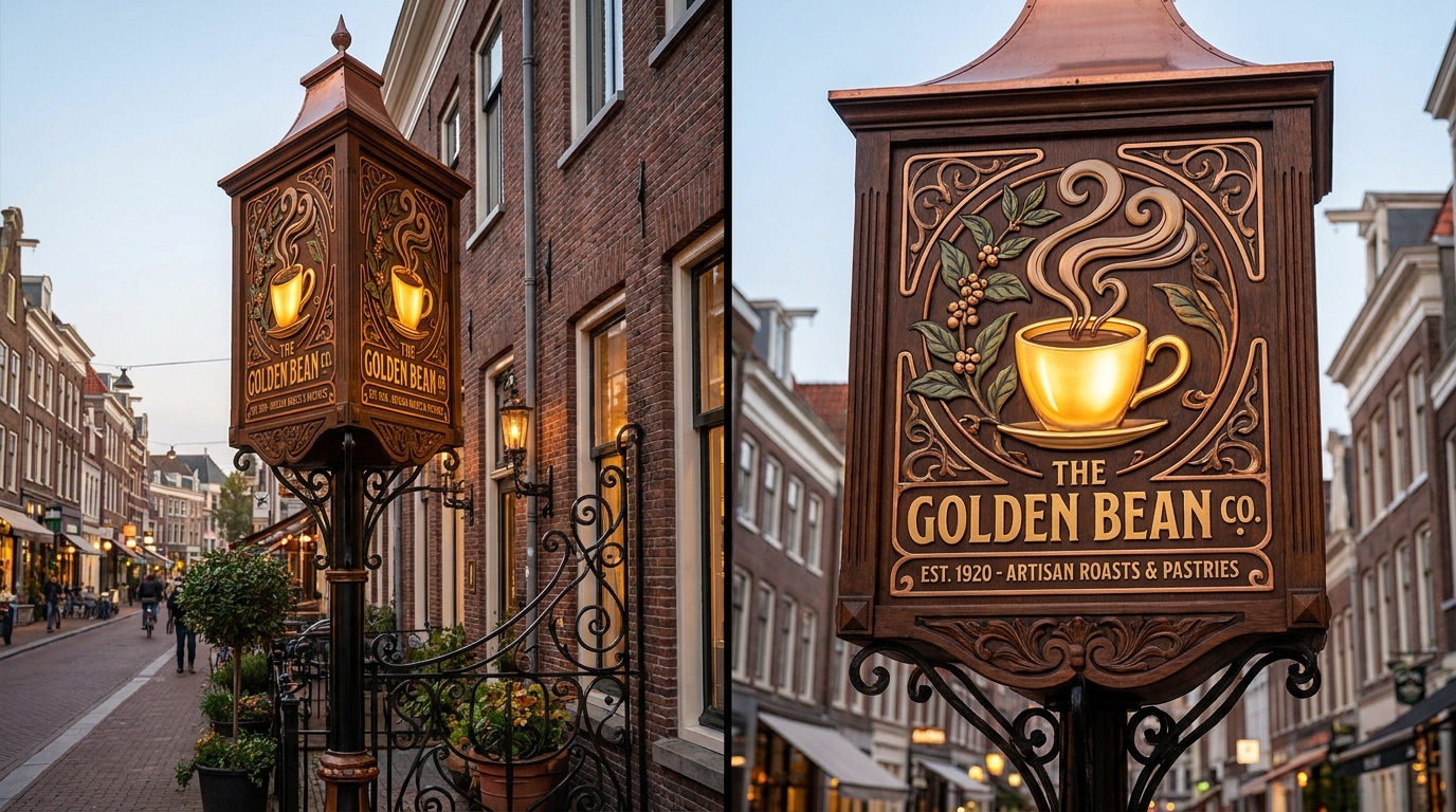 Projecting Double-Sided Blade Signs