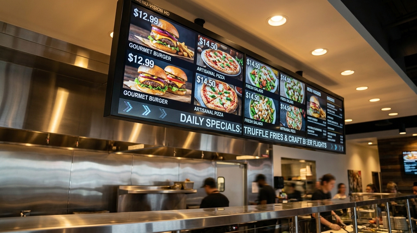 Restaurant & QSR Digital Menu Boards