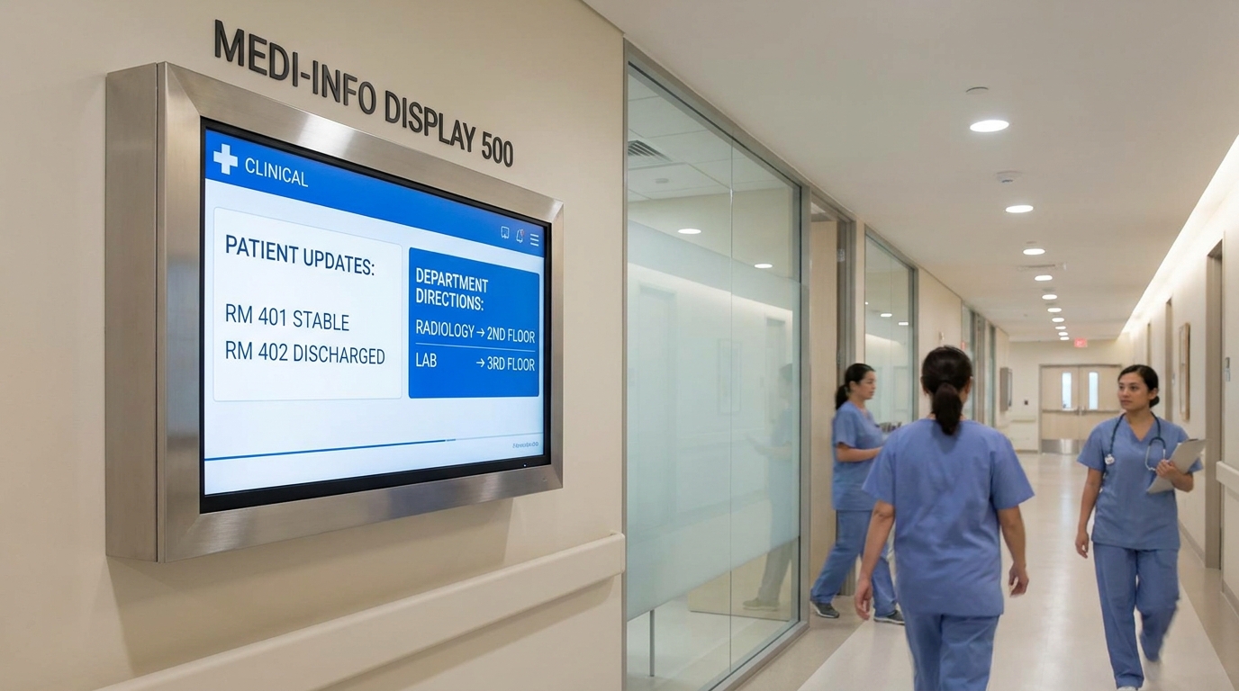 Hospital & Emergency Healthcare Digital Signs