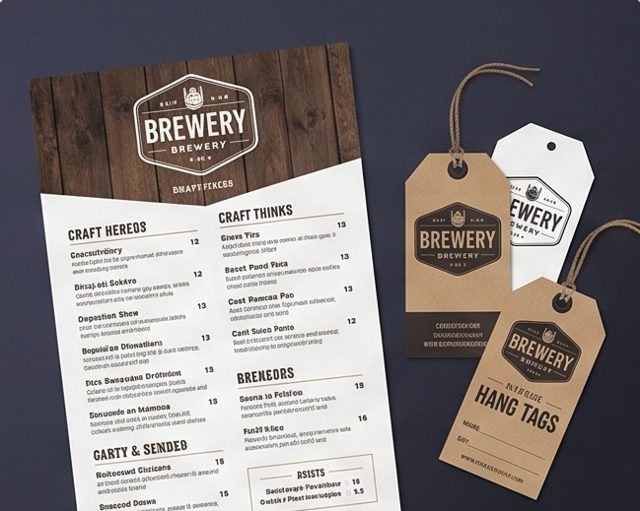 Menus printed by Bozail